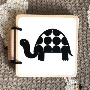 Lovevery Wooden Black and White High Contrast Book